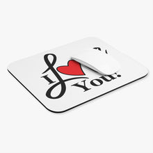 Load image into Gallery viewer, "I Love You" Mouse Pad (Rectangle)