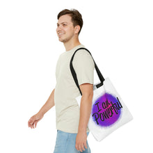 Load image into Gallery viewer, "I Am Powerful" Natural Tote Bag