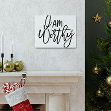 Load image into Gallery viewer, "I Am Worthy" Classic Canvas