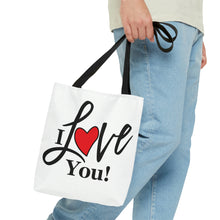 Load image into Gallery viewer, "I Love You" Tote Bag