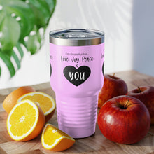 Load image into Gallery viewer, I'm Grateful For Love, Joy, Peace and You" Ringneck Tumbler, 30oz