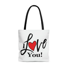 Load image into Gallery viewer, "I Love You" Tote Bag
