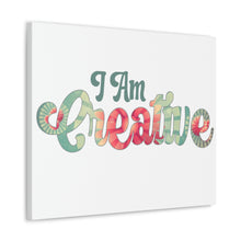 Load image into Gallery viewer, "I Am Creative" Classic Canvas