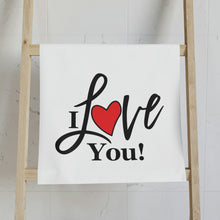 Load image into Gallery viewer, "I Love You" Hand Towel