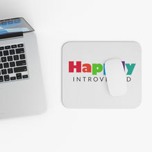 Load image into Gallery viewer, "Happily Introverted" Mouse Pad (Rectangle)