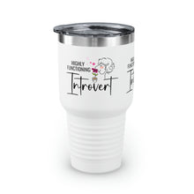 Load image into Gallery viewer, Copy of "Happily Introverted" Ringneck Tumbler, 30oz