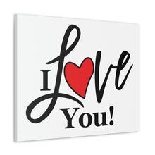 Load image into Gallery viewer, "I Love You" Classic Canvas