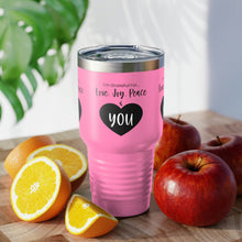 Load image into Gallery viewer, I'm Grateful For Love, Joy, Peace and You" Ringneck Tumbler, 30oz