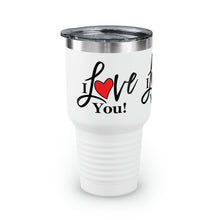 Load image into Gallery viewer, "I Love You" Ringneck Tumbler, 30oz