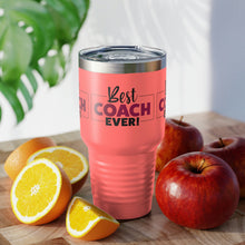 Load image into Gallery viewer, "Best Coach Ever" Ringneck Tumbler, 30oz