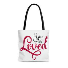 Load image into Gallery viewer, "You Are Loved" Tote Bag