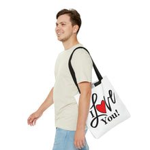 Load image into Gallery viewer, "I Love You" Tote Bag