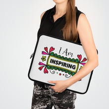 Load image into Gallery viewer, "I Am Inspiring" Laptop Sleeve