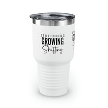 Load image into Gallery viewer, Stretching Growing Shifting" Ringneck Tumbler, 30oz