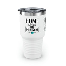 Load image into Gallery viewer, "Home Is Where The Introvert Is" Ringneck Tumbler, 30oz