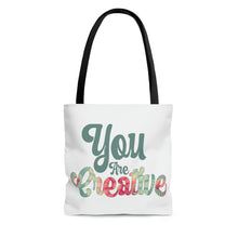 Load image into Gallery viewer, "You Are Creative" Tote Bag