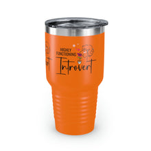 Load image into Gallery viewer, Copy of "Happily Introverted" Ringneck Tumbler, 30oz