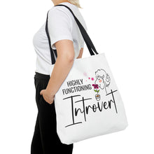 Load image into Gallery viewer, "Highly Functioning Introvert" Tote Bag