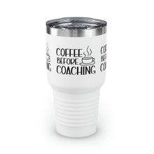 Load image into Gallery viewer, "Coffee Before Coaching" Ringneck Tumbler, 30oz