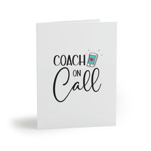 Load image into Gallery viewer, "Coach On Call" Greeting Cards (8, 16, and 24 pcs)