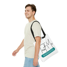 Load image into Gallery viewer, "Text Me I'm Introverted" Natural Tote Bag