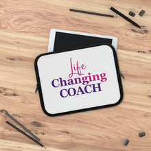 Load image into Gallery viewer, "Life Changing Coach" Laptop Sleeve