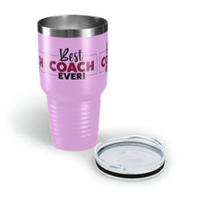 Load image into Gallery viewer, "Best Coach Ever" Ringneck Tumbler, 30oz