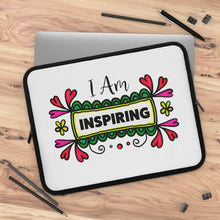 Load image into Gallery viewer, "I Am Inspiring" Laptop Sleeve