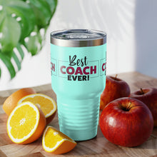 Load image into Gallery viewer, "Best Coach Ever" Ringneck Tumbler, 30oz