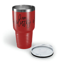 Load image into Gallery viewer, "I Am Worthy" Ringneck Tumbler, 30oz