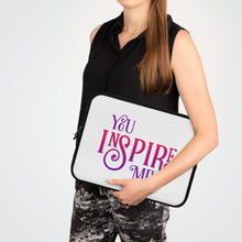 Load image into Gallery viewer, "You Inspire Me" Laptop Sleeve