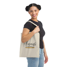 Load image into Gallery viewer, "Always Be Coachable" Canvas Tote Bag