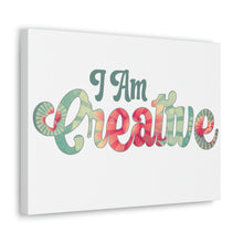 Load image into Gallery viewer, "I Am Creative" Classic Canvas