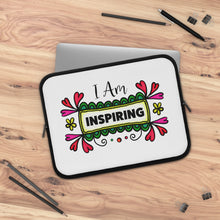 Load image into Gallery viewer, "I Am Inspiring" Laptop Sleeve