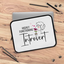 Load image into Gallery viewer, "Highly Functioning Introvert" Laptop Sleeve