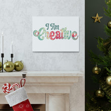 Load image into Gallery viewer, "I Am Creative" Classic Canvas