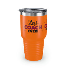 Load image into Gallery viewer, "Best Coach Ever" Ringneck Tumbler, 30oz