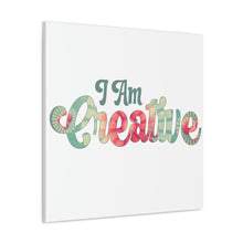 Load image into Gallery viewer, "I Am Creative" Classic Canvas