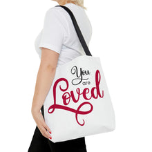 Load image into Gallery viewer, "You Are Loved" Tote Bag