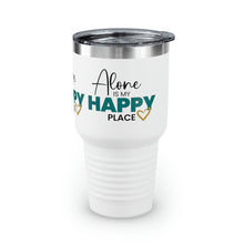 Load image into Gallery viewer, "Alone Is My Happy Place" Ringneck Tumbler, 30oz
