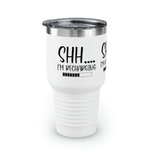 Load image into Gallery viewer, "Shh I'm Recharging" Ringneck Tumbler, 30oz