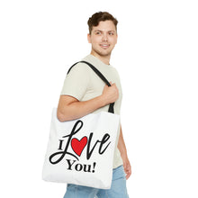 Load image into Gallery viewer, "I Love You" Tote Bag