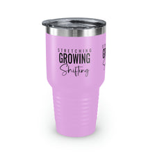 Load image into Gallery viewer, Stretching Growing Shifting" Ringneck Tumbler, 30oz