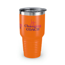 Load image into Gallery viewer, "Life Changing Coach" Ringneck Tumbler, 30oz