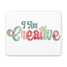 Load image into Gallery viewer, "I Am Creative" Classic Canvas