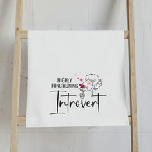 Load image into Gallery viewer, "Highly Functioning Introvert" Hand Towel