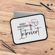 Load image into Gallery viewer, "Highly Functioning Introvert" Laptop Sleeve