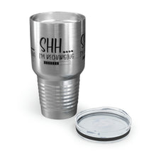 Load image into Gallery viewer, "Shh I'm Recharging" Ringneck Tumbler, 30oz