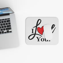 Load image into Gallery viewer, "I Love You" Mouse Pad (Rectangle)