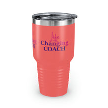 Load image into Gallery viewer, "Life Changing Coach" Ringneck Tumbler, 30oz